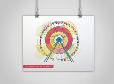 Affiche La Grande Roue de Montréal