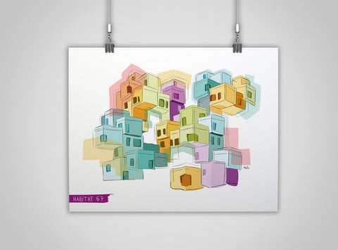 Affiche Habitat 67