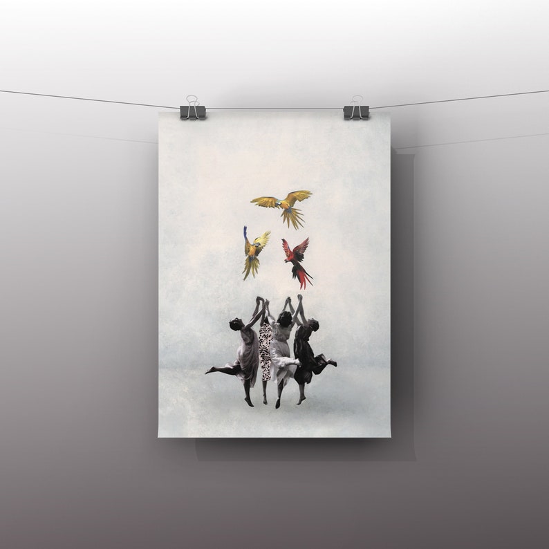 Affiche La danse des perroquets