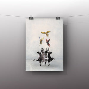 Affiche La danse des perroquets