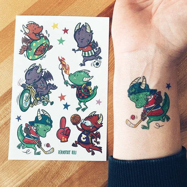 Tatouage Les dragons actifs