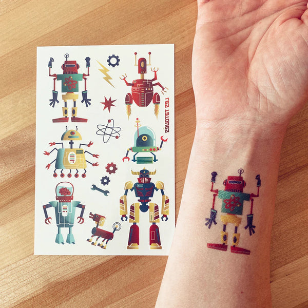 Tatouage Les robots