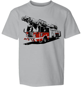 T-shirt enfant camion de pompier