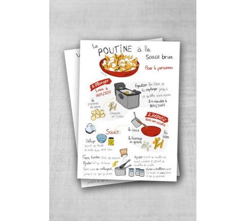 Carte postale Poutine