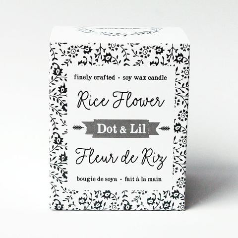 Bougie de soya Fleur de riz