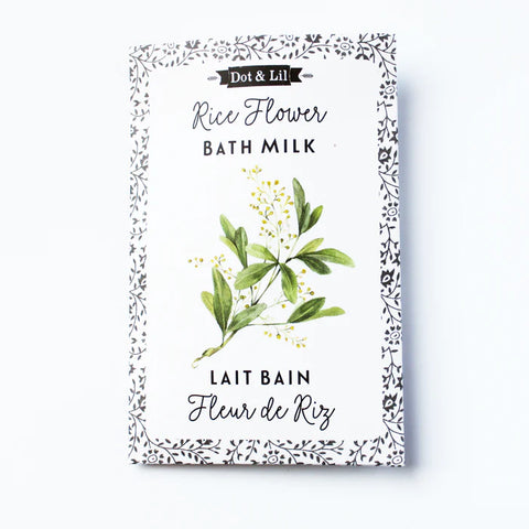 Sachet lait bain Fleur de Riz