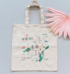 Sac à épicerie - Carte de Montréal